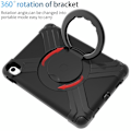Miniatyrbillede 3 af 7: Til iPad 10.9 (2022) 360-graders rotationsstativ-tabletcover Anti-faldbeskyttelse Black