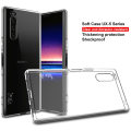 Pikkukuva 2 / 5: IMAK UX-5 Series TPU Soft Case Cover Shell for Sony Xperia 5 Transparent