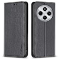 Miniatyrbillede 1 af 6: BINFEN COLOR Til Redmi 14C Etui PU Læder Telefoncover Black