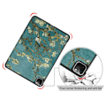 Pikkukuva 5 / 8: Apple iPad Pro 11 (2020) Slim fit tri-fold fodral - Peach Blossom Green