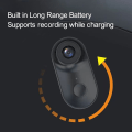 Miniatyrbilde 9 av 10: Kamera Audio Klipp-på Videoopptaker Kroppsmontert Cam WiFi Sport Black