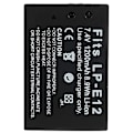 Pikkukuva 1 / 5: CANON M5/M10/M50 Mark II 7.40V 1200mAh kameran litiumioniakku Black
