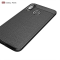 Pikkukuva 4 / 11: Litchi Texture Soft TPU Case for Samsung Galaxy A20s - Black Black