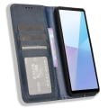 Miniatyrbilde 2 av 6: Lommebok Stativ Flip Telefonveske for Sony Xperia 10 VI Blue