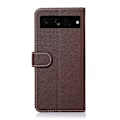 Miniatyrbillede 6 af 6: KHAZNEH Telefondæksel til Google Pixel 7 Pro - Brun/Blå Brown