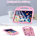 Miniatyrbillede 4 af 7: Apple iPad 10.2 2021 2020 2019 Stødsikker EVA-skumstativskal - Lyserød Pink