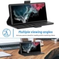 Pikkukuva 6 / 11: LC.IMEEKE Lompakkokotelo Samsung Galaxy S23 Ultra - Musta Black