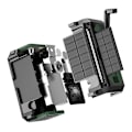 Miniatyrbild 10 av 11: handvev Radio 12000mAh Power Bank Batteri ficklampa Sol laddning Svart