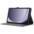 Miniatyrbilde 5 av 6: Etui for Samsung Galaxy Tab A9 Tablet med stofftekstur, folio og stativ Grey