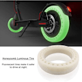 Miniatyrbillede 4 af 6: Natfluorescerende gummidæk til Xiaomi Mijia M365 elektrisk scooter 2stk Green