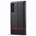 Miniatyrbillede 2 af 5: LC.IMEEKE Pung Taske til Samsung Galaxy S24 - Sort Black