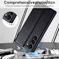 Miniatyrbillede 4 af 11: LC.IMEEKE Pung Taske til Samsung Galaxy S23+ (Plus) - Sort Black