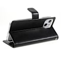 Pikkukuva 4 / 11: MERCURY GOOSPERY Blue Moon Wallet Case iPhone 13 Mini Black Black