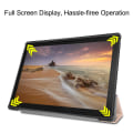Miniatyrbilde 6 av 8: Trifoldbart deksel til Lenovo Tab E10 - Rose Gull Multicolor