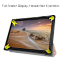 Pikkukuva 6 / 8: Kolminkertainen jalustan kansi Lenovo Tab E10 - Ruusukulta Multicolor