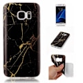 Miniatyrbillede 1 af 5: MTK Samsung Galaxy S7 SM-G930 TPU Marmor - Svart Black