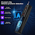 Miniatyrbillede 5 af 11: RF Signal Detektor GPS WiFi Tracker Kamera Bug Detector Anti Spy Infrarød Scanner Black