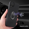 Pikkukuva 5 / 9: Samsung Galaxy A12 Ring Kickstand Soft Hybrid Case with Metal Sheet Black