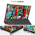 Pikkukuva 2 / 10: OnePlus Pad Trifold Stand -tabletin suojakotelolle - Graffiti Multicolor