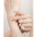 Miniatyrbild 4 av 4: Magnetisk Game Controller Handkontroll Halsband Par Present - Silvrig Silver