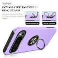 Miniatyrbilde 6 av 7: Hybrid-etui med fingerreim og kickstand for Google Pixel 9 / Pixel 9 Pro Purple