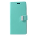 Miniatyrbillede 1 af 5: Mercury GOOSPERY Rich Diary till iPhone XS Max - Cyan