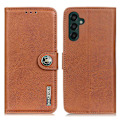 Pikkukuva 1 / 8: KHAZNEH Vintage lompakkokotelo Samsung Galaxy A55 Brown