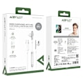 Pikkukuva 2 / 7: ACEFAST 1,2 m USB-C langallinen kuulokemikrofoniohjain White