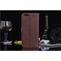Miniatyrbillede 2 af 10: iPhone 6 / 6s Retro Plånboksfodral / Fodral - Mörkbrun Brown