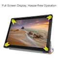 Miniatyrbillede 6 af 8: Pattern Printing Tri-fold Stand Cover Lenovo Tab E10 - Butterfly Multicolor