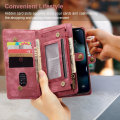 Pikkukuva 6 / 11: CASEME iPhone 13 2-in-1 Lompakon Puhelimen Kuori - Punainen Red