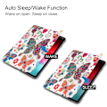 Miniatyrbillede 3 af 5: iPad Pro 11 (2018) Slim fit tri-fold fodral - Colorful Butterfly Multicolor