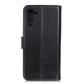 Miniatyrbillede 2 af 7: Litchi Skin Mobiltelefon Taske til OnePlus Nord - Sort Black