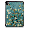Miniatyrbillede 10 af 11: Til iPad Pro 11 2021/2020 Trifoldet stativ-tabletetui - Blossom Multicolor