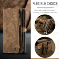 Miniatyrbillede 9 af 11: CASEME iPhone 13 Pro 2-in-1 Wallet Phone Shell - Brun Brown