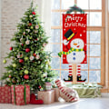 Pikkukuva 8 / 11: Hyvää joulua Flag Xmas Hanging Banner Door Decor - Lumiukko Red