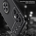 Miniatyrbillede 4 af 11: Samsung Galaxy A33 5G Finger Ring Kickstand (Built-in Metal Sheet) Case Black