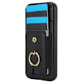 Miniatyrbillede 5 af 8: For Google Pixel 8a Kickstand Case Phone Cover with Card Slots Black