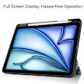 Miniatyrbilde 2 av 8: Etui for iPad Air 11 (2024) med Tri-fold Stativ, Tablettdeksel med Penneholder - Tower Multicolor