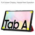 Miniatyrbillede 4 af 9: Tri-fold Stand Case for Samsung Galaxy Tab A7 10.4" Red