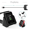 Pikkukuva 5 / 8: Amazfit Bip Lite A1915/Bip A1608 latauskaapeli 1.0M USB Black
