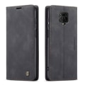 Miniatyrbillede 7 af 11: CASEME Retro tegnebog taske til Xiaomi Redmi Note 9 Pro Black