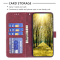 Miniatyrbild 4 av 5: BINFEN COLOR För Samsung Galaxy S24 FE Stötsäkert Plånboksfodral – Röd Röd