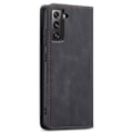 Miniatyrbillede 6 af 10: CASEME Retro Pung Taske til Samsung Galaxy S22 - Sort Black