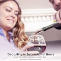 Miniatyrbild 2 av 11: Snabbluftande Vin Häll Karaff Fast Aerating Wine Pourer Decanter Svart