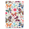 Pikkukuva 8 / 8: Kolminkertainen telinekotelo Samsung Galaxy Tab A8 10.5" (2021) - Perhoset Multicolor