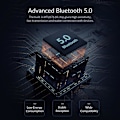 Miniatyrbillede 5 af 8: ORICO BTA-580 Mini USB Bluetooth 5.0-adapterdongle Black