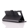 Miniatyrbillede 3 af 5: Retro Wallet Stand Case for Huawei P40 Lite - Black Black