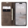 Miniatyrbilde 4 av 5: CASEME Retro Lommebokveske for iPhone 16 Plus Dark brown