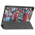 Miniatyrbilde 9 av 9: Trifold Stativdeksel for Lenovo Tab M10 (Gen 3) - Graffiti Multicolor